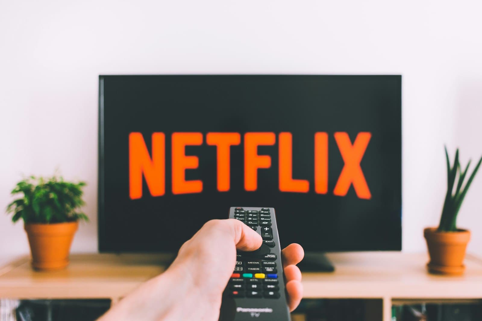 Streaming a drama on a living-room screen